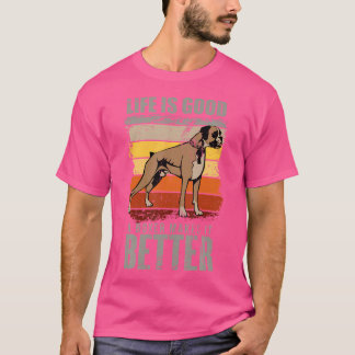 Boxer maakt het beter Boxer Moms T-shirt