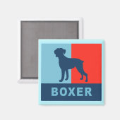 Boxer magneet vierkant (Voorkant / Achterkant)