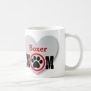 Boxer Mam Hondenliefhebber Gift B02 Koffiemok