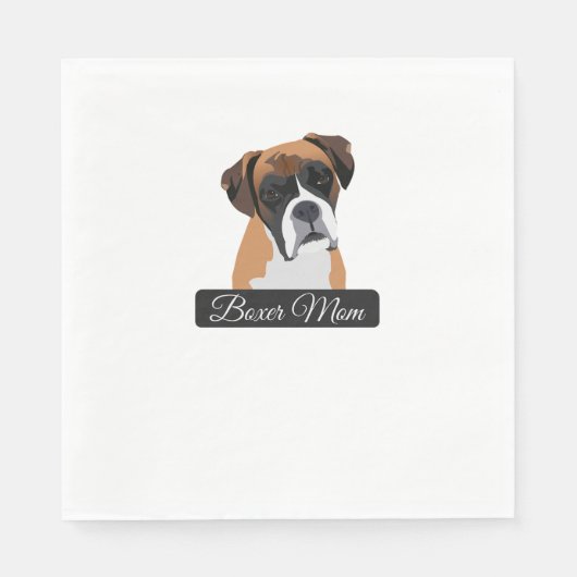 Boxer mama 1 servet (Voorkant)