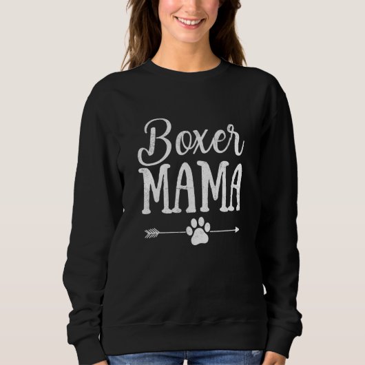 Boxer Mama Boxer eigenaar Boxer Dog mama Trui (Voorkant)