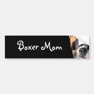 Boxer mama bumper sticker