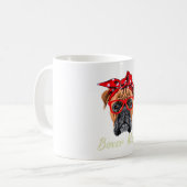 Boxer mama koffiemok (Voorkant links)