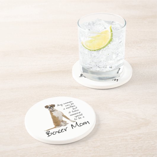 Boxer mama Onderzetter (Zijkant)