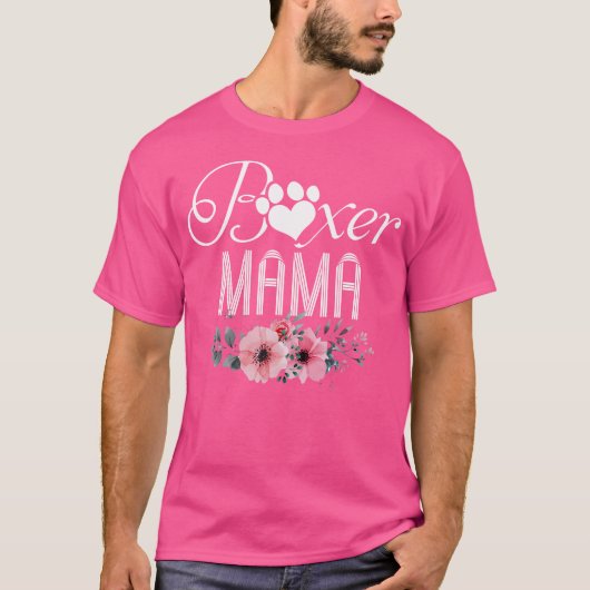 Boxer Mama Shirt Moederdag Hondenliefhebber Gift (Voorkant)
