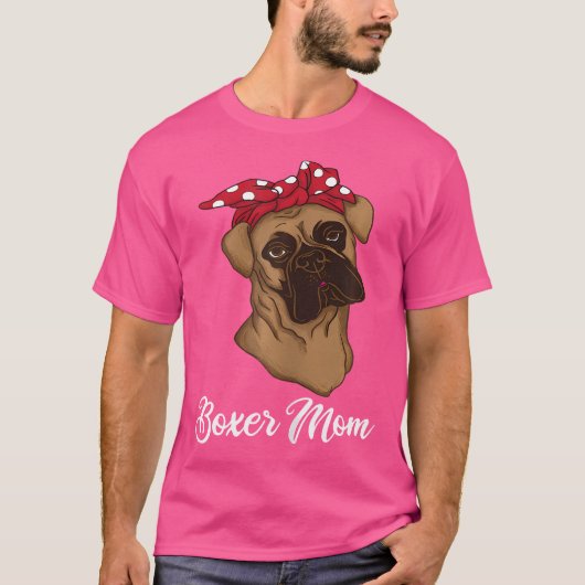 Boxer mama t-shirt (Voorkant)