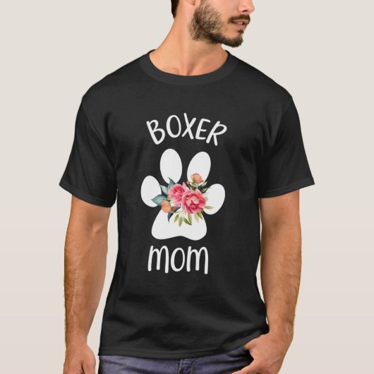 Boxer mama t-shirt (Voorkant)