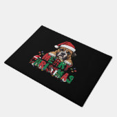 Boxer - Merry Christmas Dog Oversized T-Shirt Deurmat (Schuin)