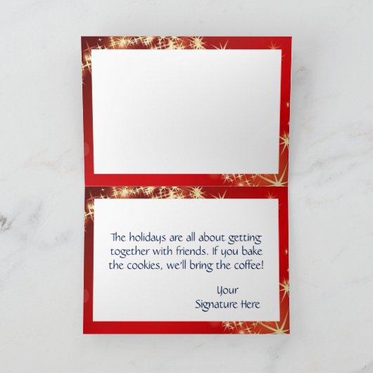 Boxer met kerstmis feestdagen kaart (Binnen)