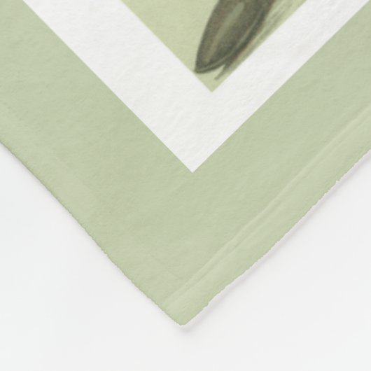  Boxer met Long Green Trunks Fleece Deken (Hoek)