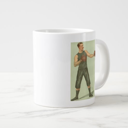  Boxer met Long Green Trunks Grote Koffiekop (Voorkant rechts)