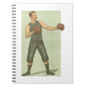  Boxer met Long Green Trunks Notitieboek (Voorkant)