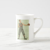 Boxer met Long Green Trunks Porselein Kop (Rechts)