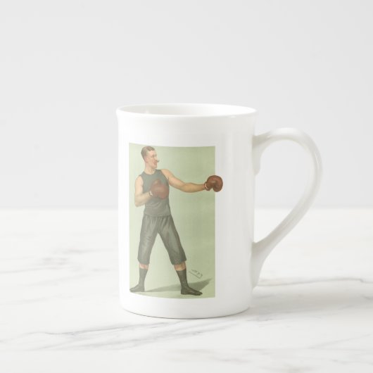  Boxer met Long Green Trunks Porselein Kop (Rechts)