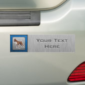 Boxer; Metaal uiterlijk Bumpersticker (Op auto)