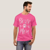 Boxer Moeder Boxer Hond Liefhebber Eigenaar Grappi T-shirt (Voorkant volledig)