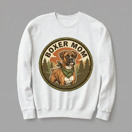 Boxer Moeder Crewneck Boxer Hond Moeder Cadeau Voo Trui
