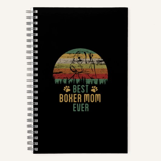 Boxer moeder notitieboek (Voorkant)