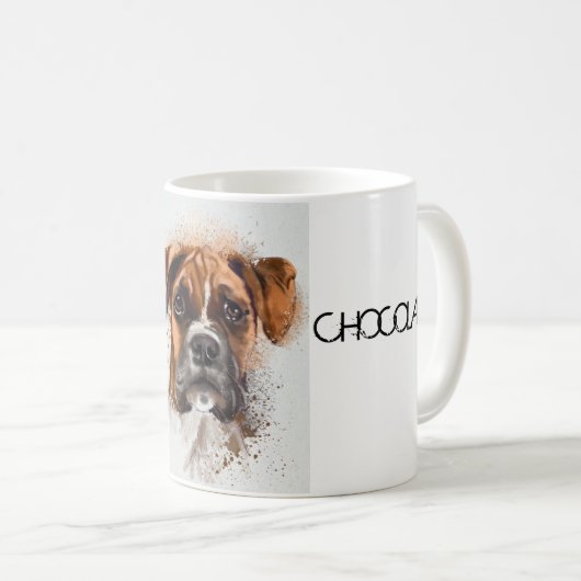 Boxer Mok Life is als een Boxer Chocolates! Mok (Voorkant rechts)