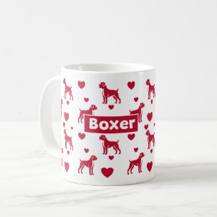 Boxer Mok met rode harten