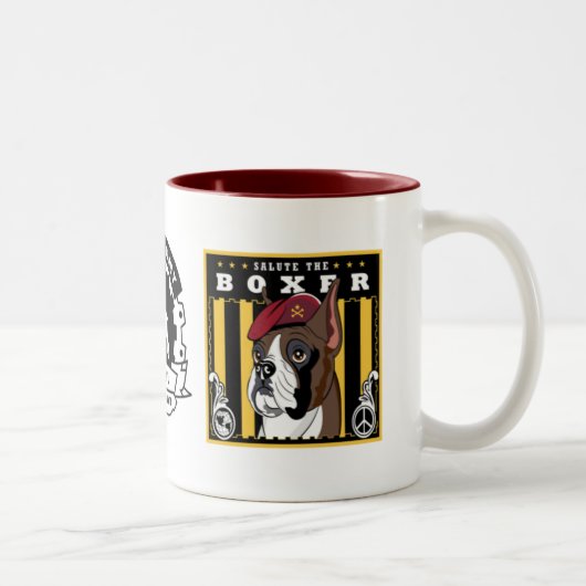 Boxer-Mok Tweekleurige Koffiemok (Rechts)