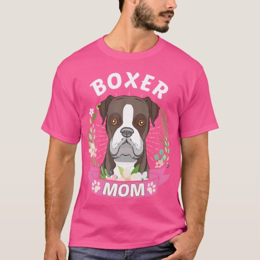 Boxer Mom Shirt Moederdag Gift (Voorkant)