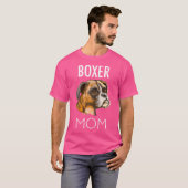 Boxer Mom Tshirt T-shirt T Shirt (Voorkant volledig)