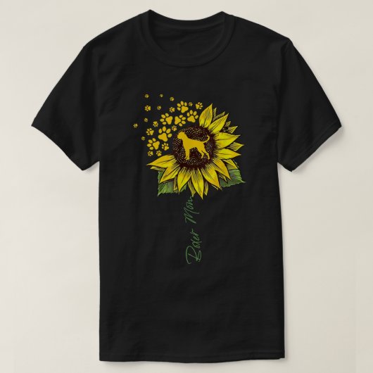 Boxer Mom Zonnebloem T-shirt (Design voorkant)