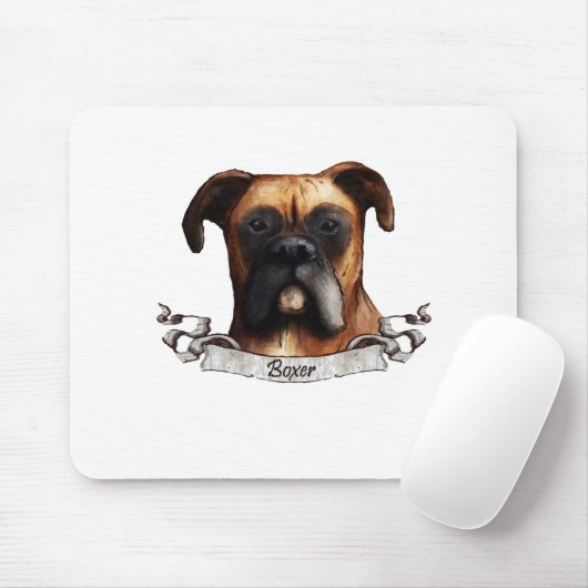 Boxer Mousepad Muismat (Met muis)