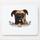 Boxer Mousepad Muismat (Voorkant)