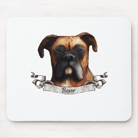 Boxer Mousepad Muismat (Voorkant)