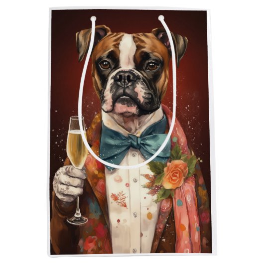 Boxer Nieuwjaar Medium Cadeauzakje (Voorkant)