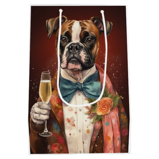 Boxer Nieuwjaar Medium Cadeauzakje (Achterkant)