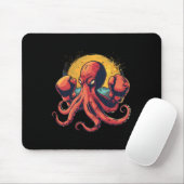 Boxer Octopus Lover Ocean Zee Creature Funny Boxin Muismat (Met muis)