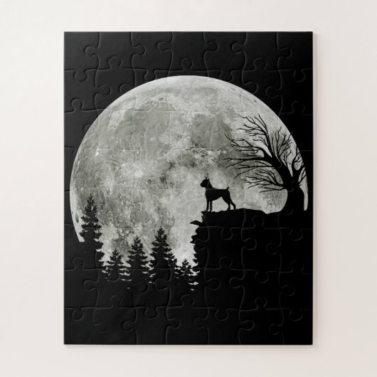 Boxer On Mountain Cool Halloween Gifts For Her Legpuzzel (Verticaal)