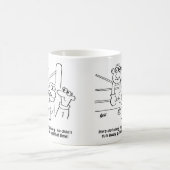 Boxer op de Cartoon Koffiemok (Center)