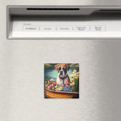 Boxer op een peddel: Een Schilderachtig avontuur Magneet (Insitu (Vaatwasser))