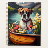 Boxer op een peddel: Een Schilderachtig avontuur Planner (Voorkant)