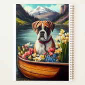 Boxer op een peddel: Een Schilderachtig avontuur Planner (Achterkant)