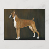 Boxer Original Dog Art Briefkaart (Voorkant)