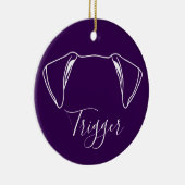 Boxer Ornament (Pootafdrukken) (Rechts)