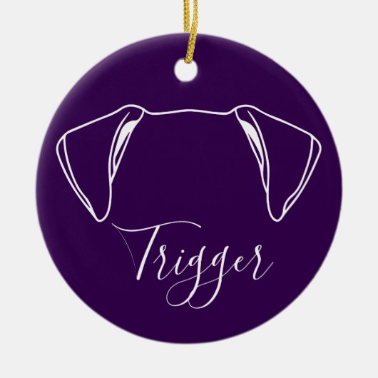 Boxer Ornament (Pootafdrukken) (Voorkant)