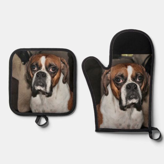 Boxer Ovenwant & Pannenlap Set (Voorkant)