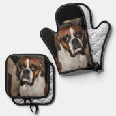 Boxer Ovenwant & Pannenlap Set (Voorkant / Achterkant)