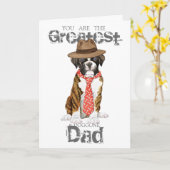 Boxer Pa Kaart (Gele Bloem)