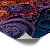 Boxer Paper Quilling Art Dog Portret Poster (Hoek)