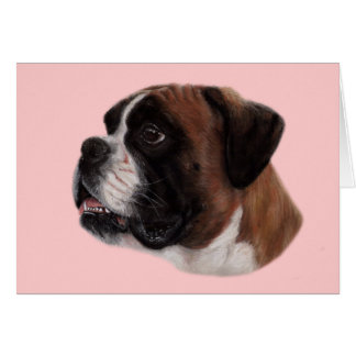 Boxer Pastel Painting