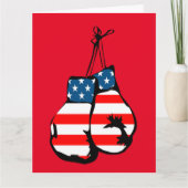 BOXER PATRIOTIC BIRTHDAY KAART (Voorkant)