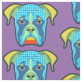 Boxer Pattern Pop Art Stof (Close Up)