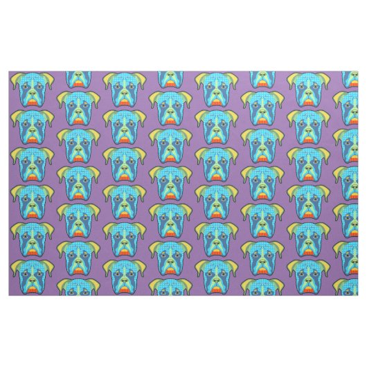 Boxer Pattern Pop Art Stof (Fat Quarter)